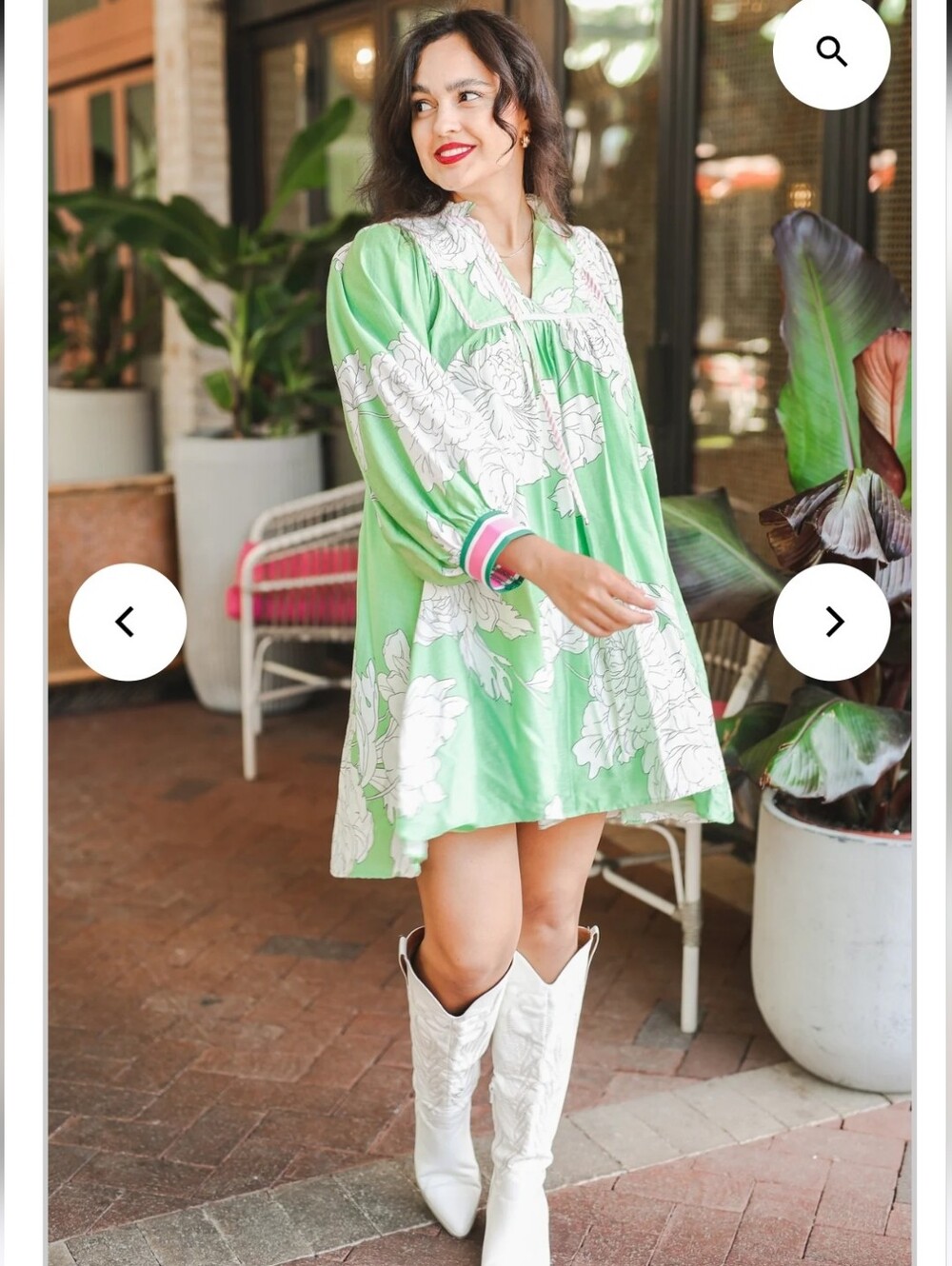 Entro Peony Meadow Dress -S